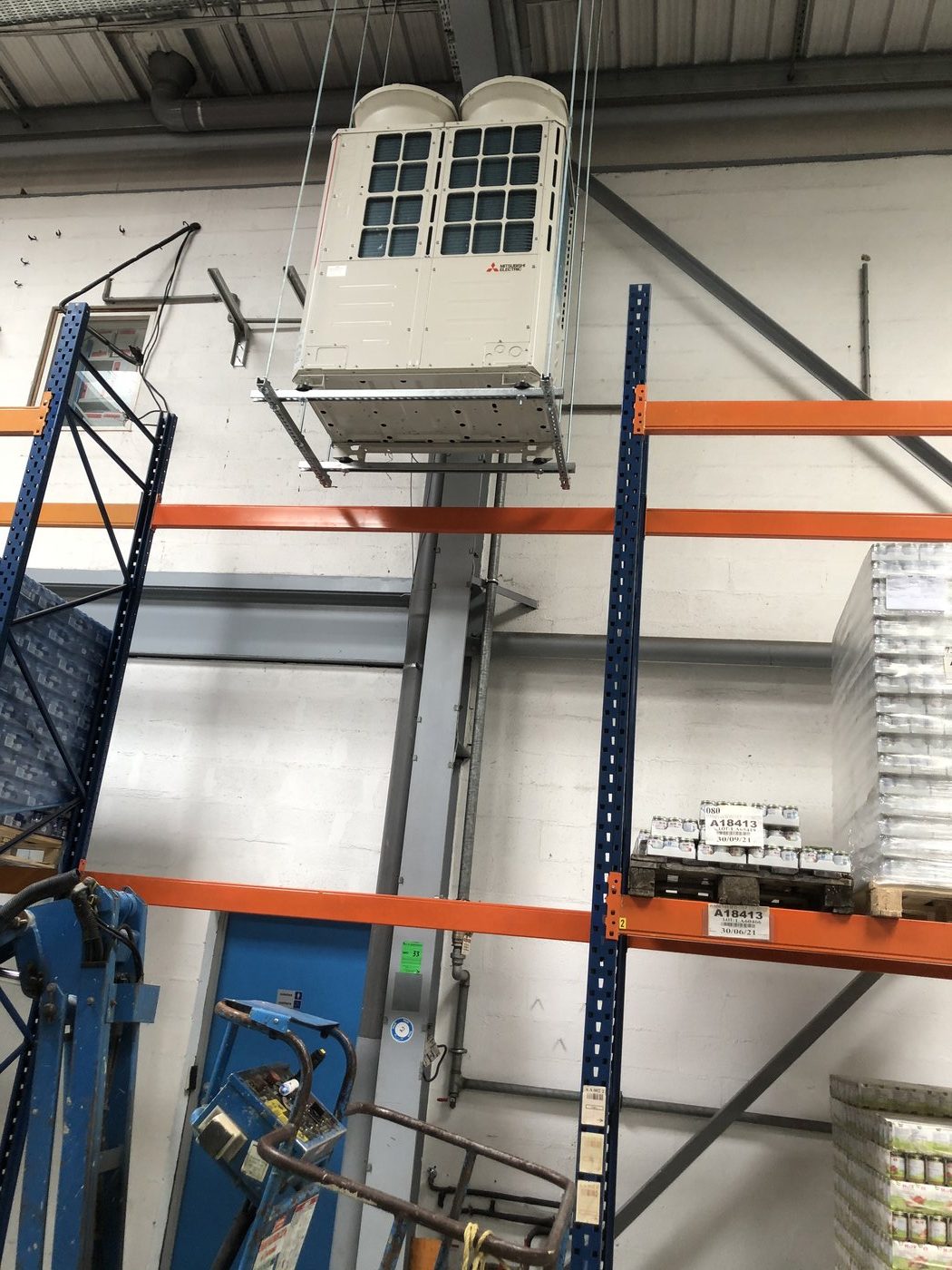 Installation de groupe froid EIRC